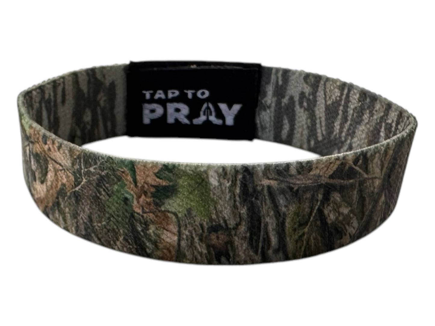 Tap To Pray™ Wristbands - Forest & Tree Bark Camo