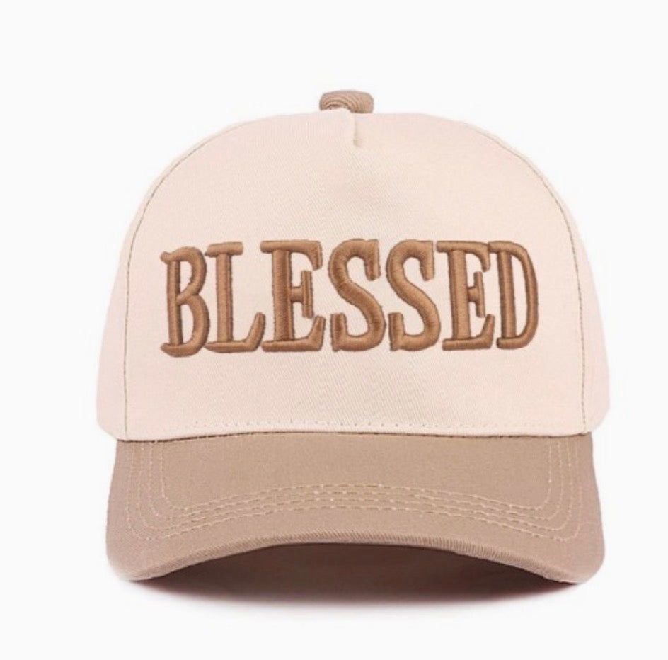 ‘Blessed’ Two Tone Hat