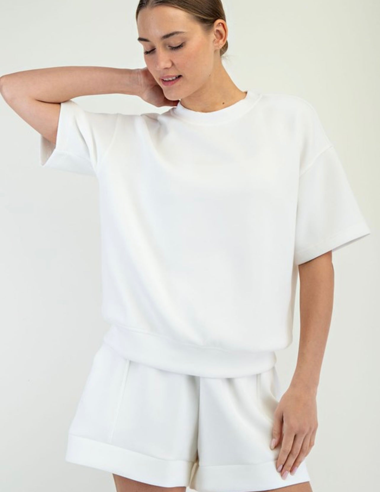 Poly Short Sleeve Top