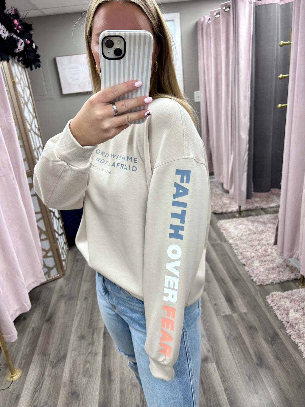“Faith Over Fear” Ultra Comfy Crewneck