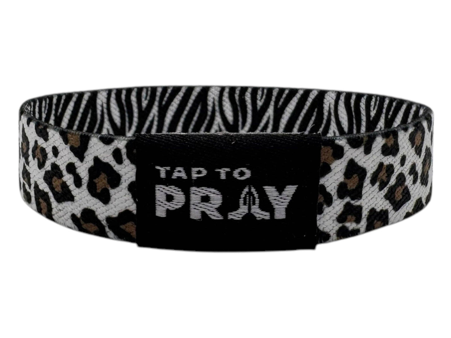 Tap To Pray™ Wristbands - Safari Zebra