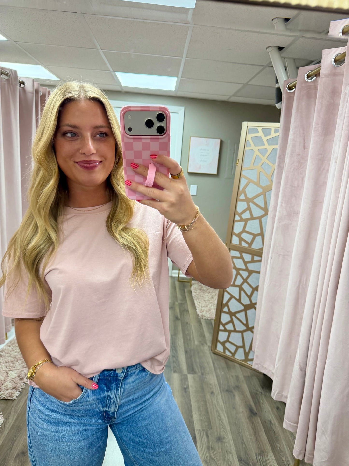 Cotton Jersey Oversized Tee