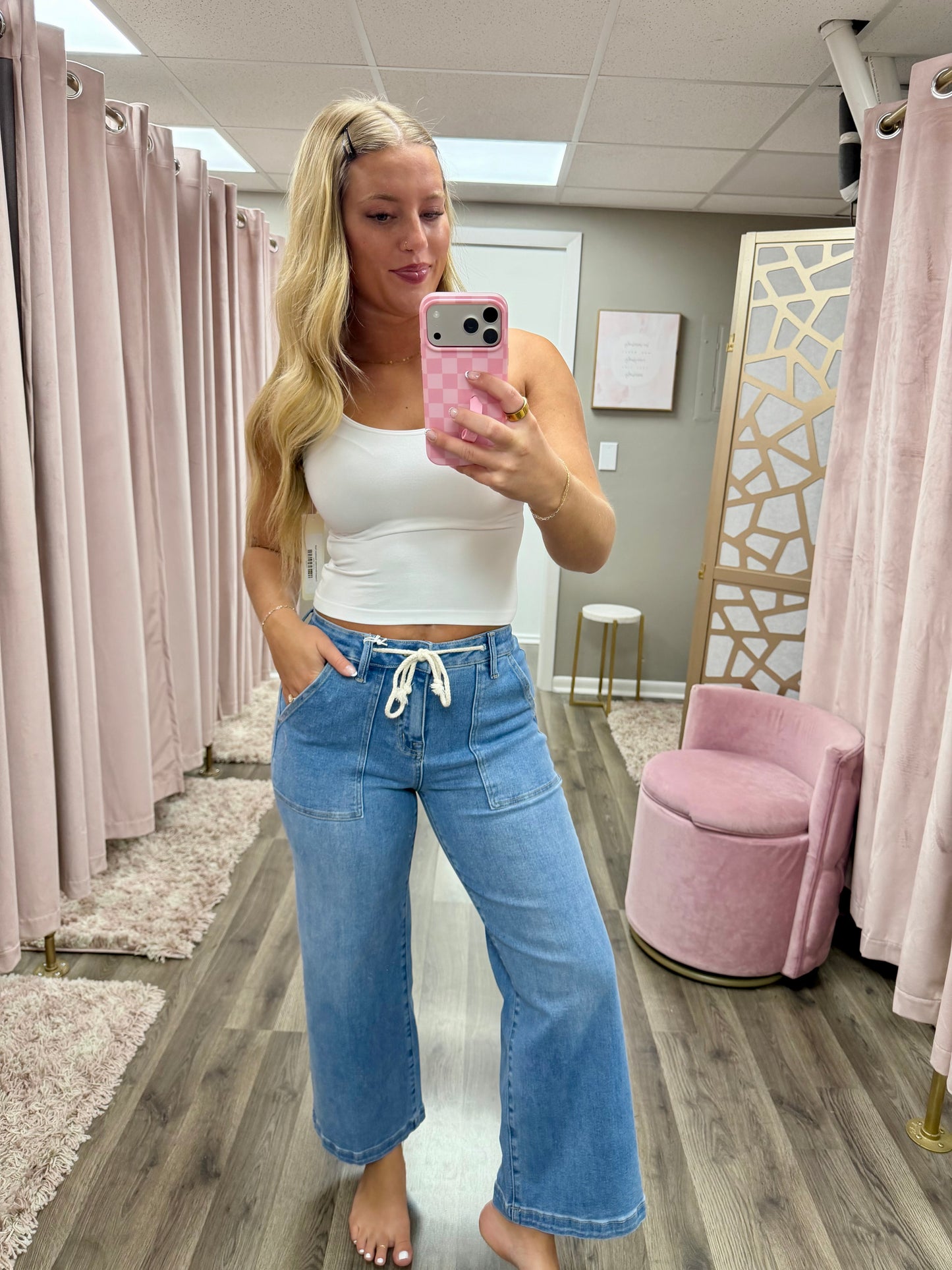 Bayeas Briar High Rise Wide Leg Jean