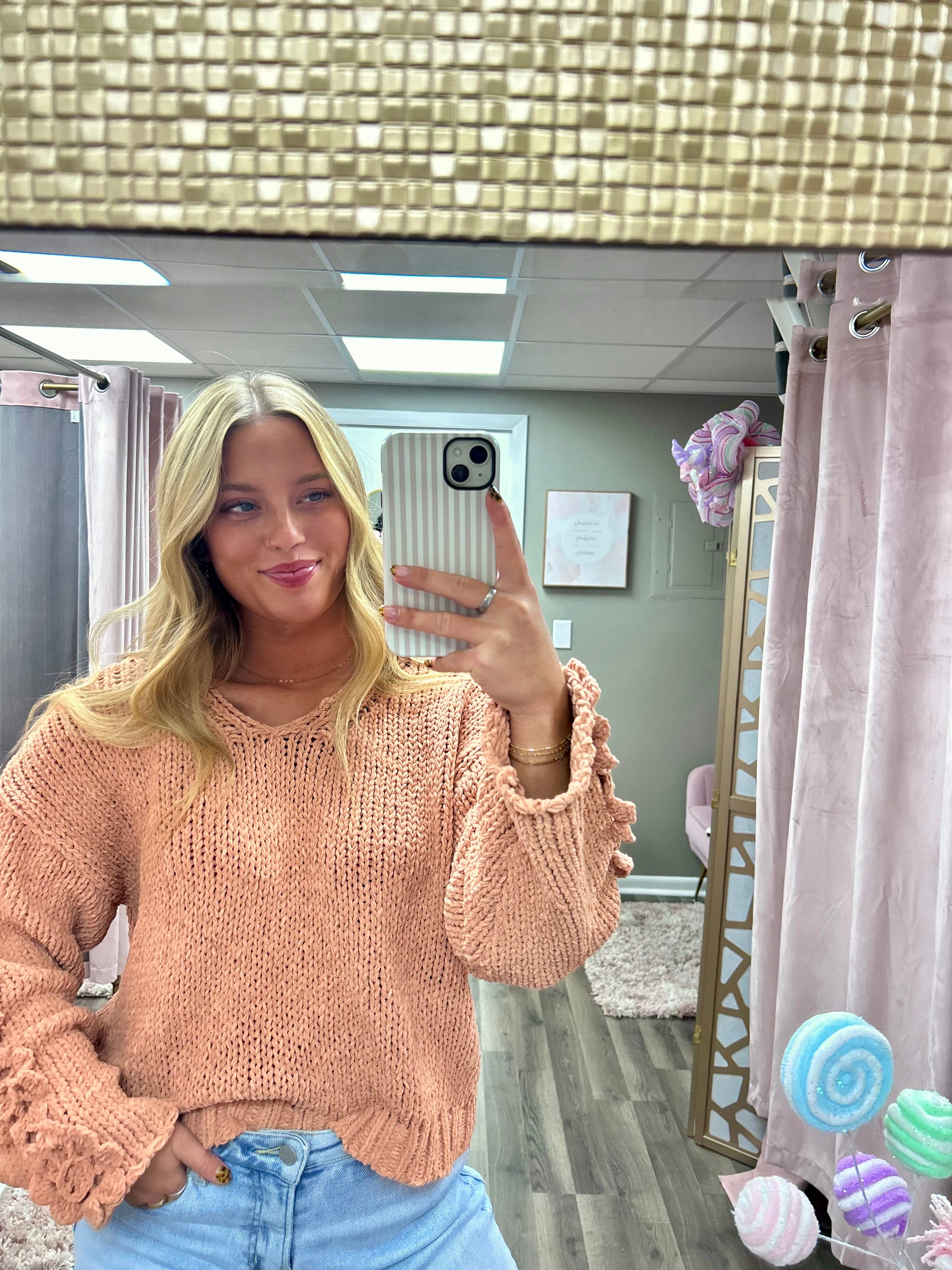 Chunky Knit Sweater Top