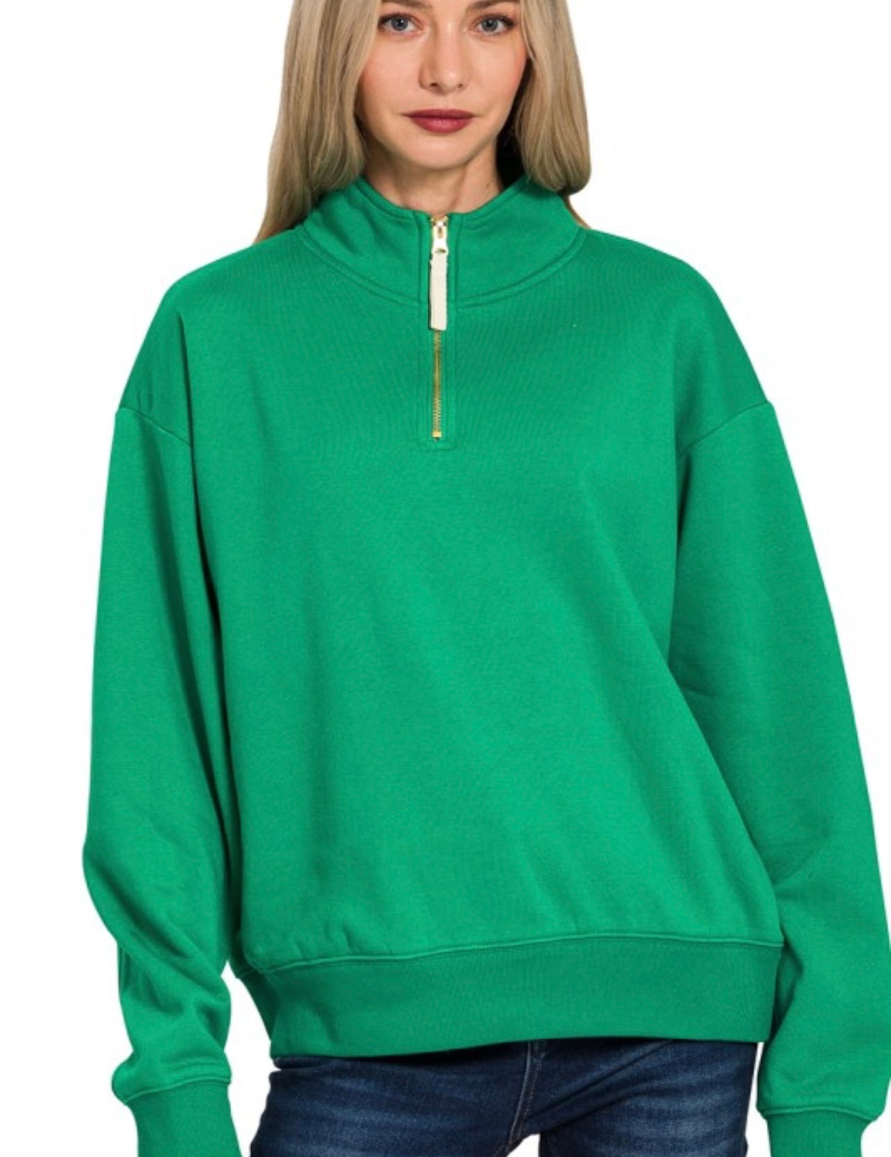Fleece Half Zip Top