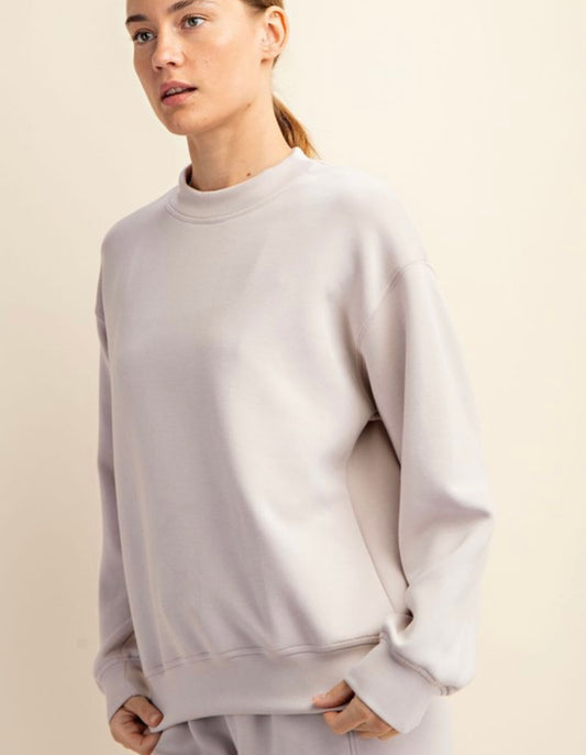 Poly Mockneck Pullover