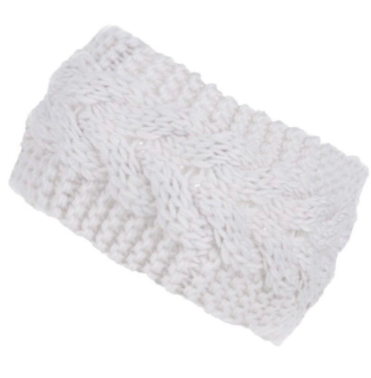 Crochet Knitted Headband Warmer