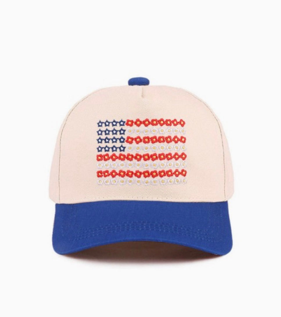 Stars & Stripes Two Tone Hat