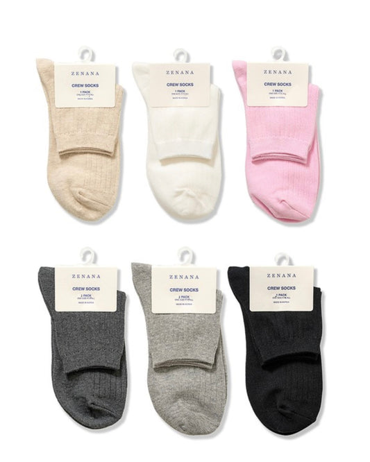 Cotton Crew Socks