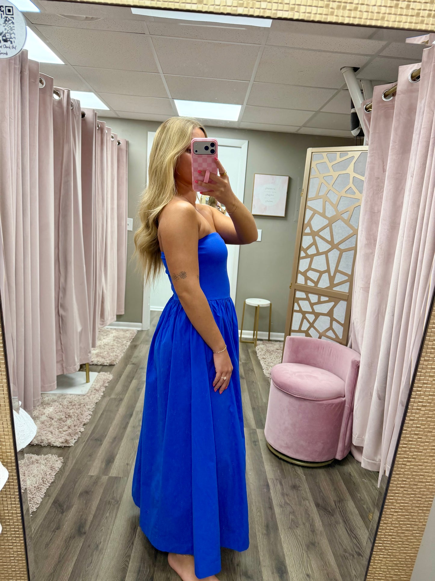 Strapless Top Maxi Dress