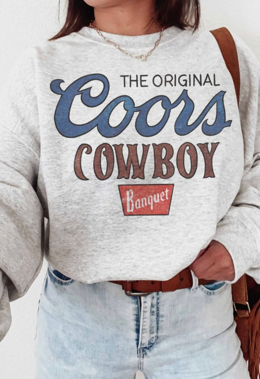 Coors Cowboy Crewneck