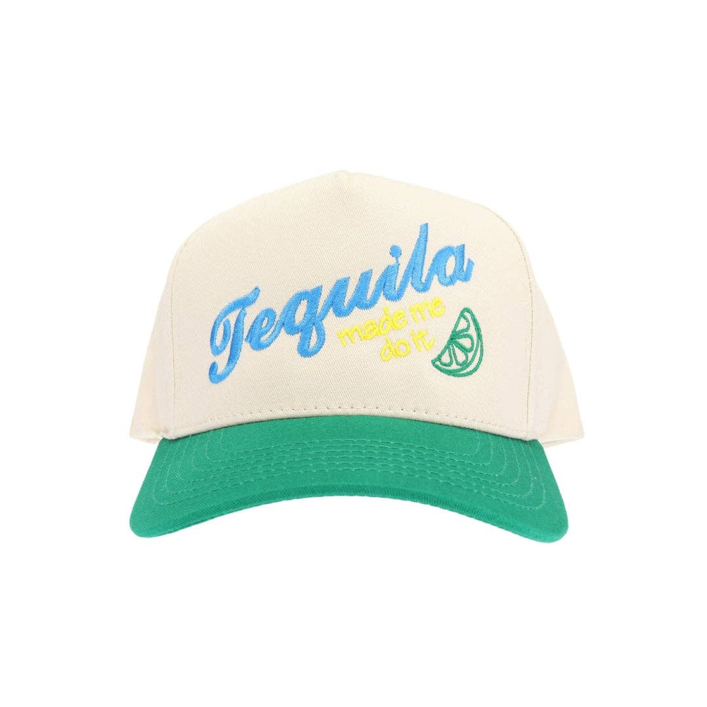 Tequila Made Me C.C Embroidered Trucker Hat
