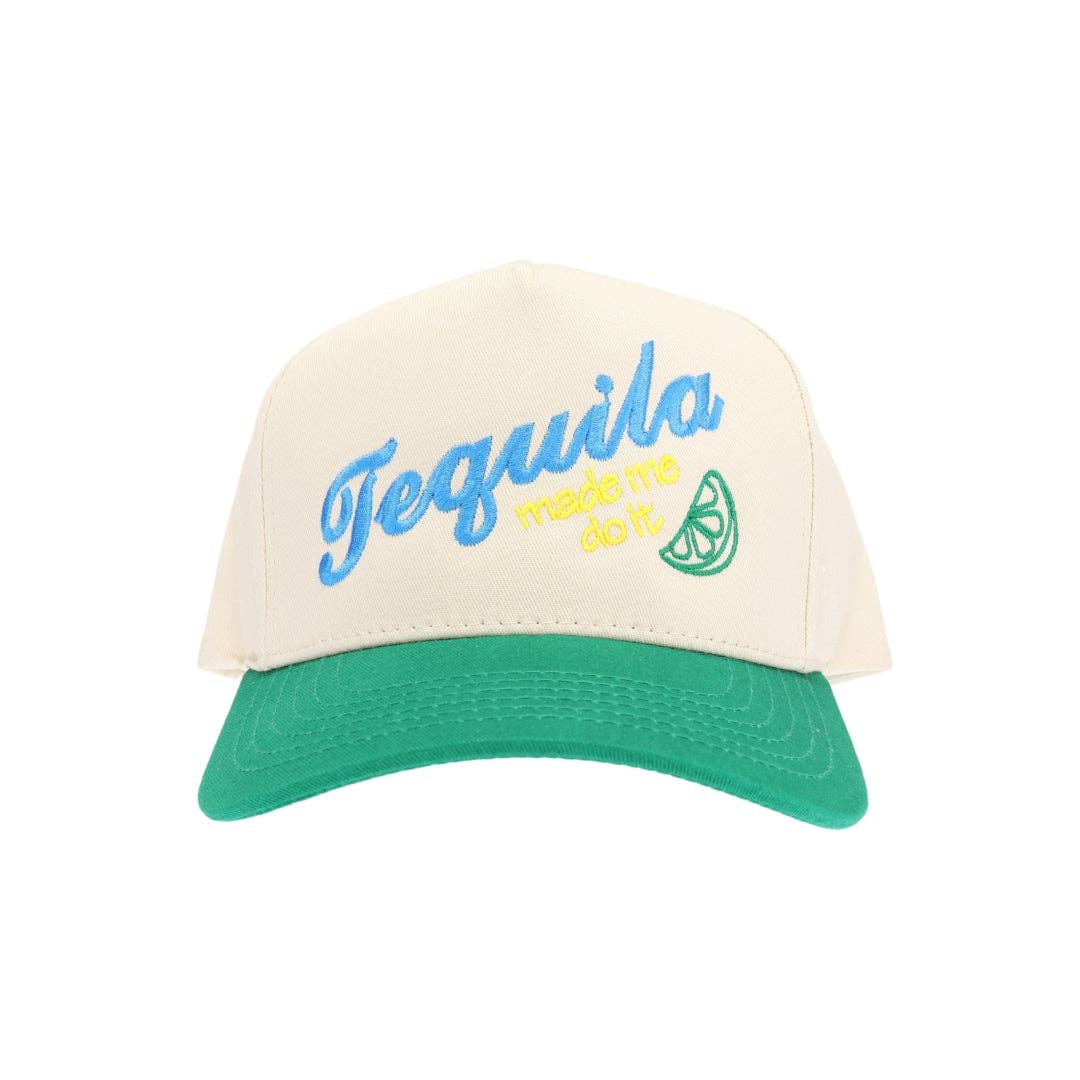 Tequila Made Me C.C Embroidered Trucker Hat