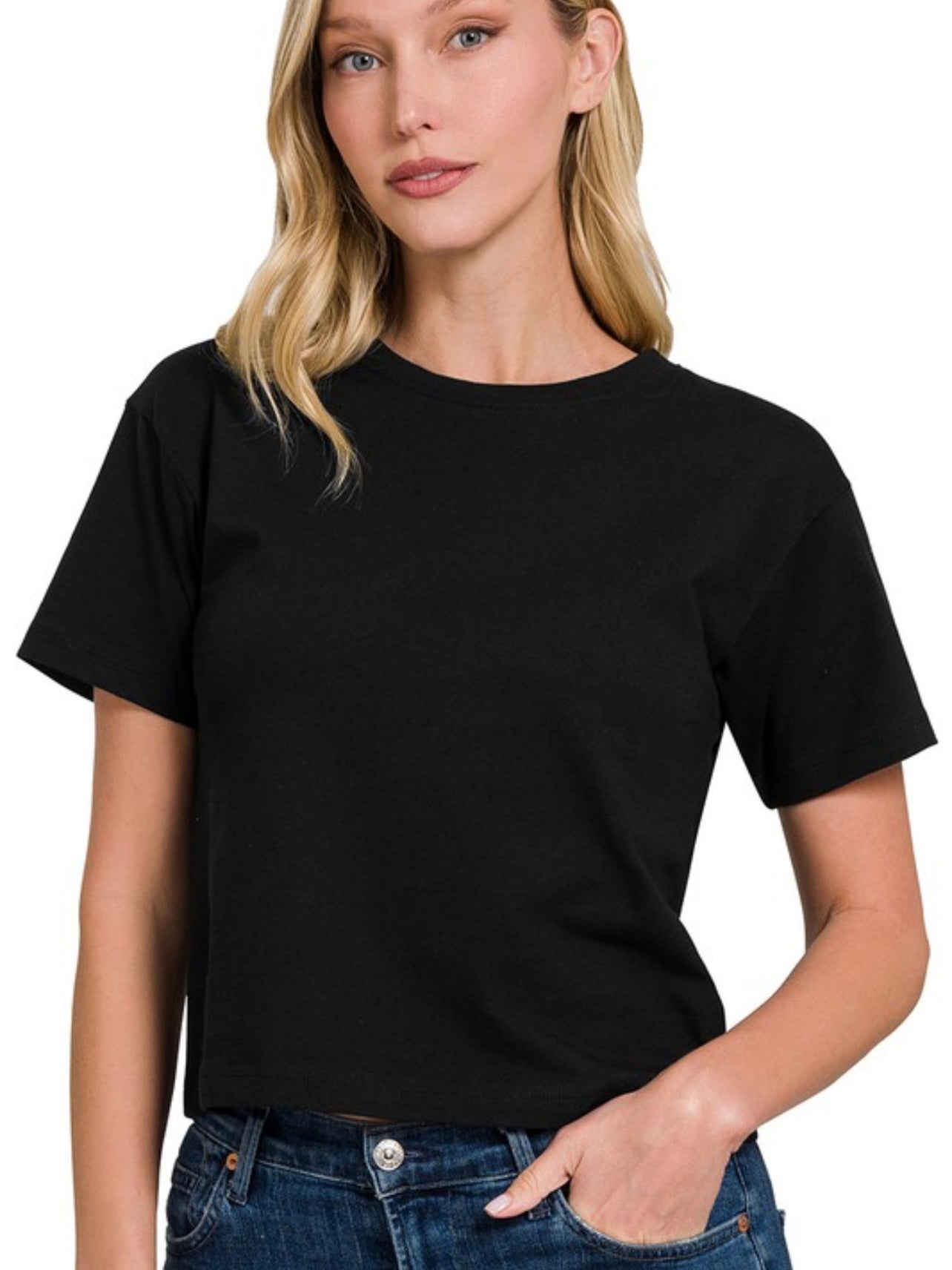Cotton Crew Short Sleeve Tee