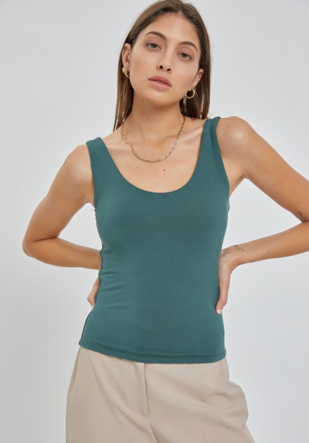 Butter Scoop Neck Tank
