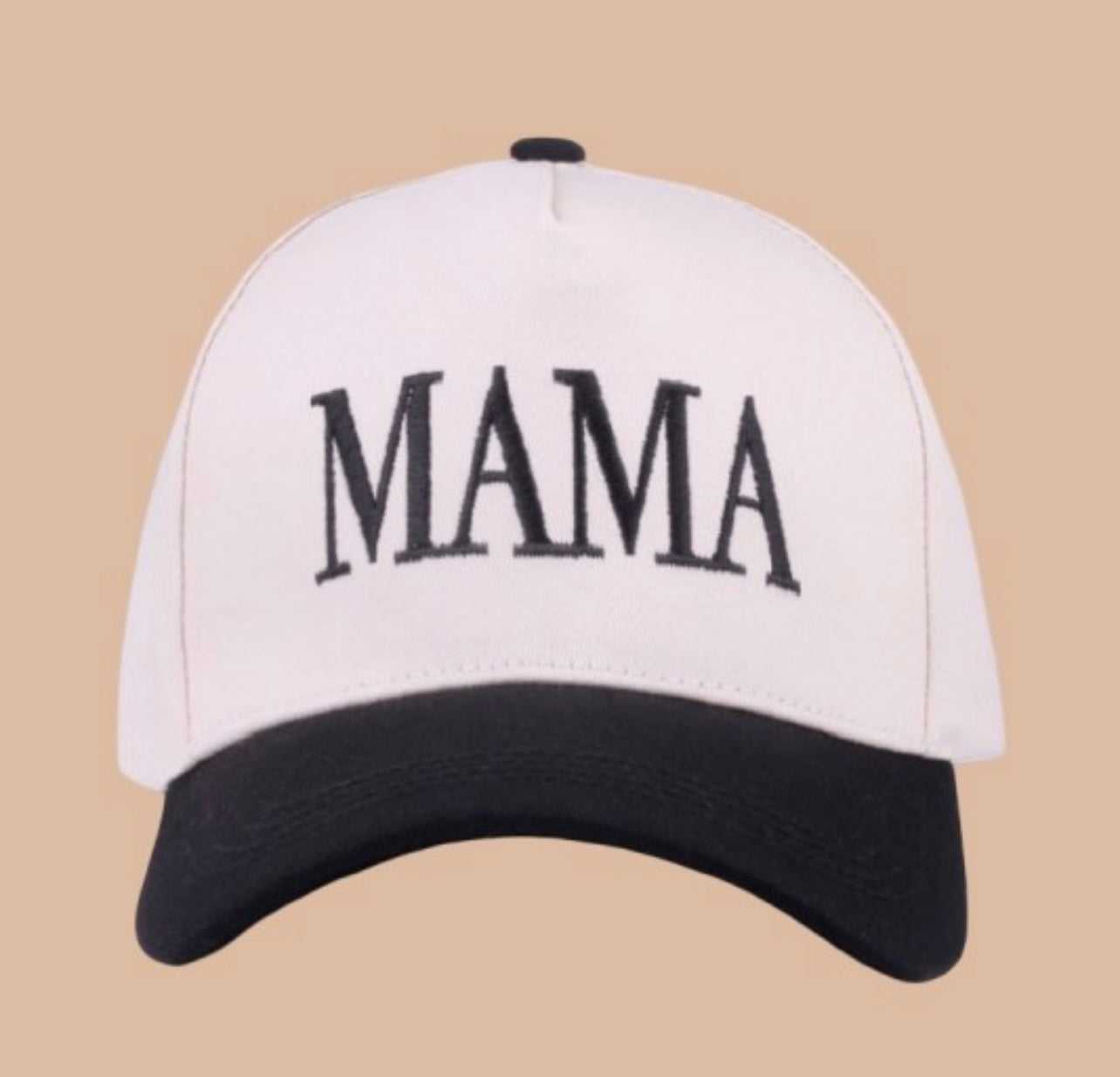 MAMA Embroidered Two Tone Hat