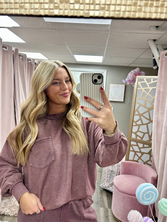 French Terry Pocket Pullover