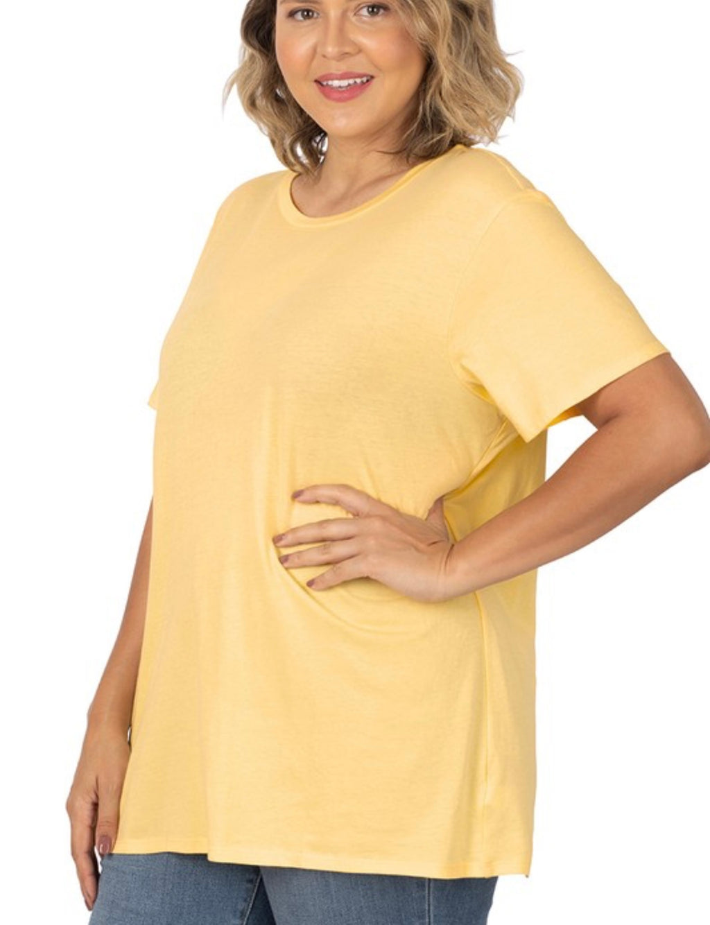 Boyfriend Round Neck Tee