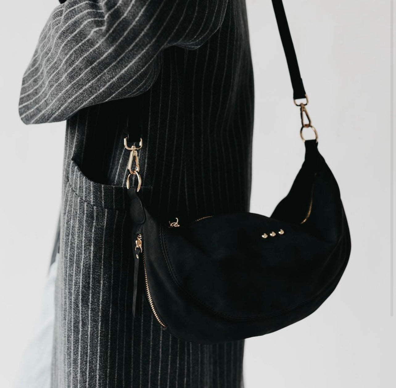 PS Netty Nubuck Crossbody Bag