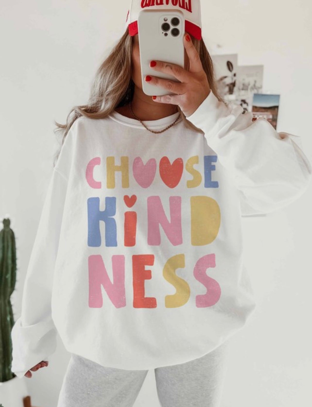 Choose Kindness Oversized Crew