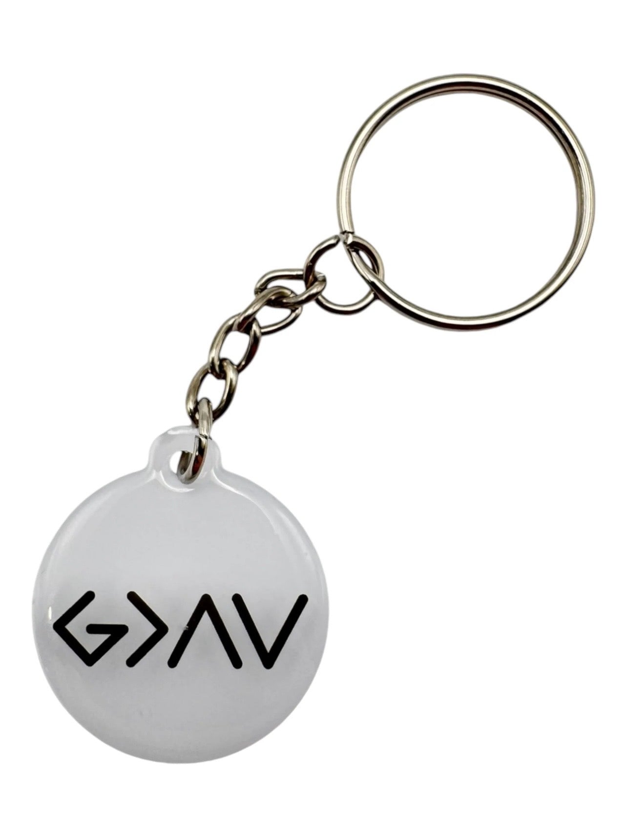 Tap to Pray Tag Keychain
