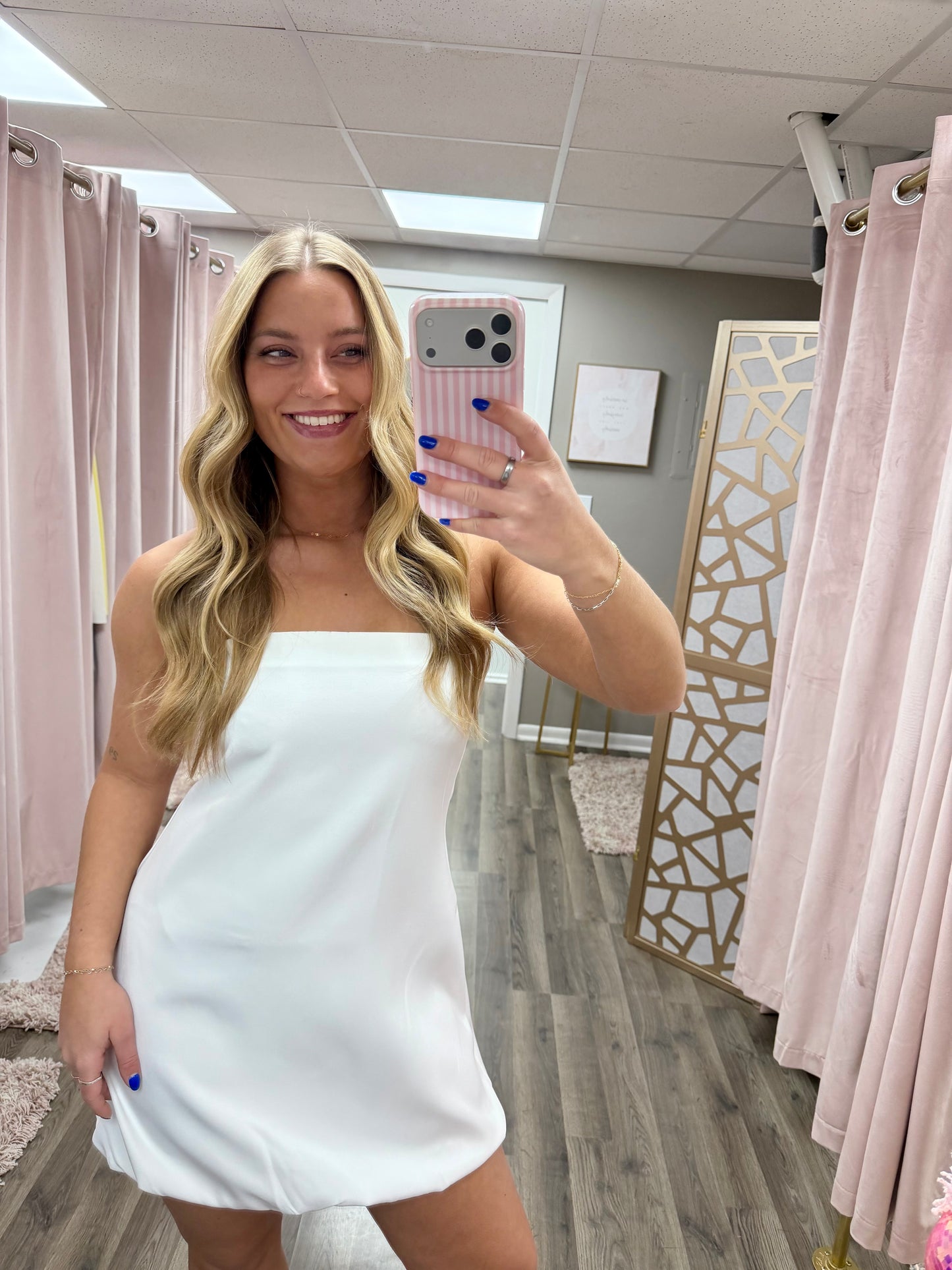 Chic Bubble Mini Dress