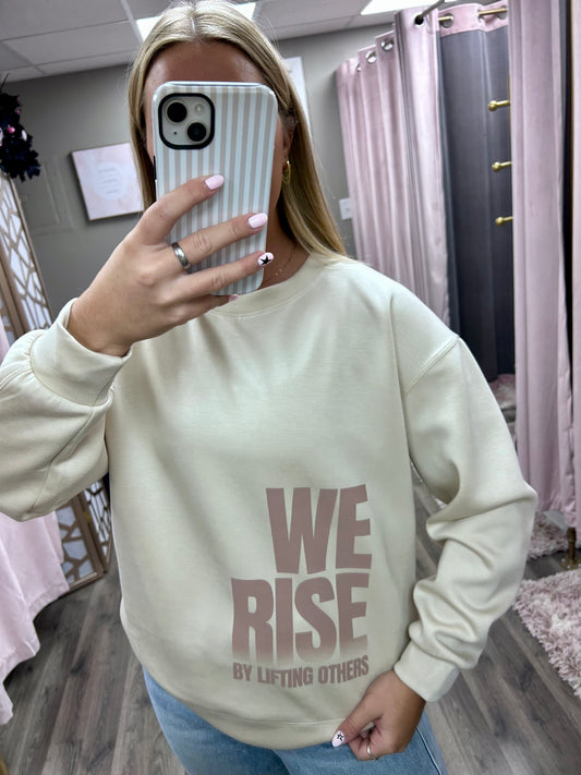 “We Rise” Ultra Comfy Crewneck