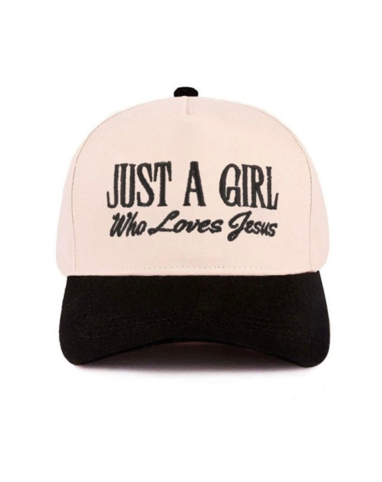 “A Girl Who Loves Jesus” Two Tone Hat