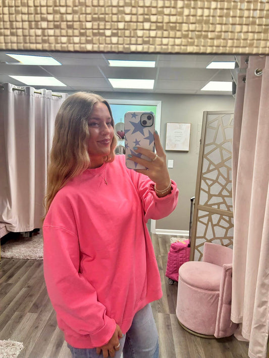 Cotton French Terry Pullover