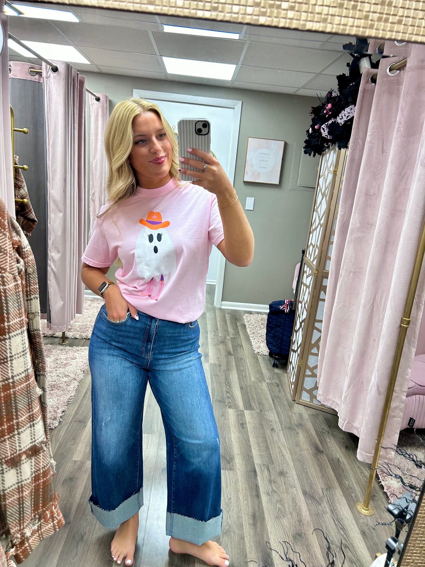 Cello High Rise Crop Wide Jean