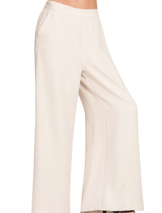 Loose Fit Elastic Waist Pant