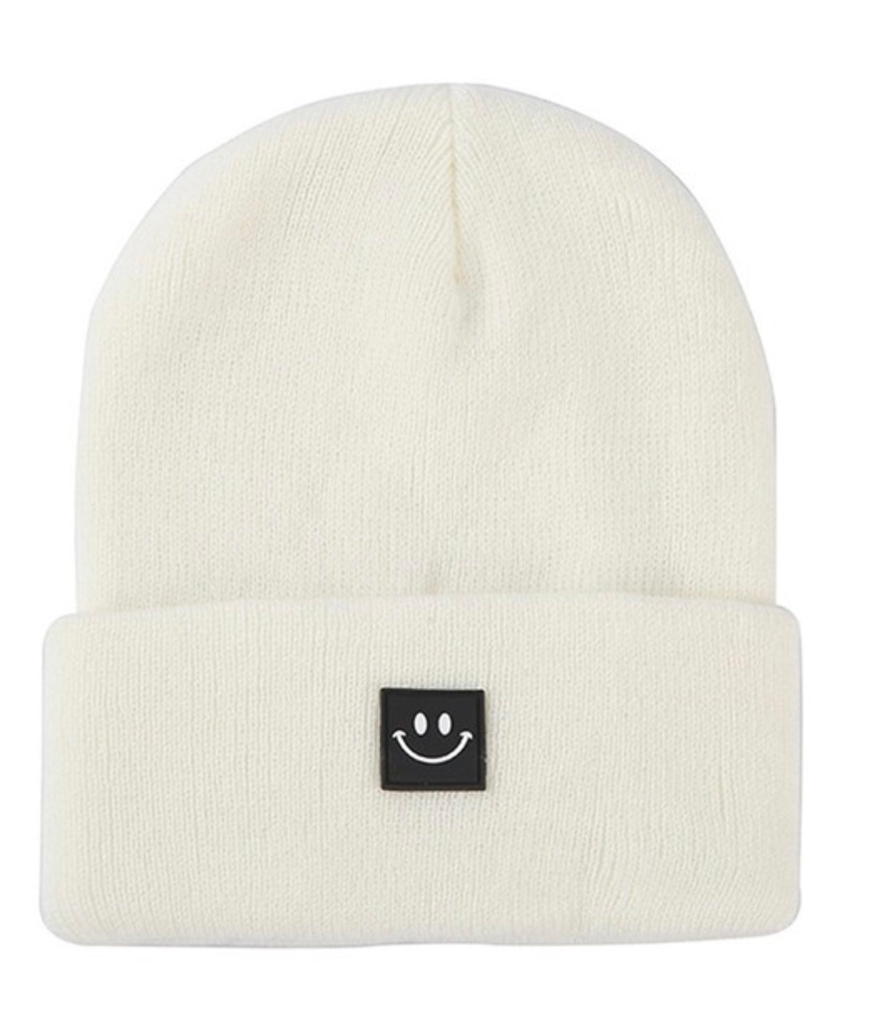 Smiley Patch Beanie