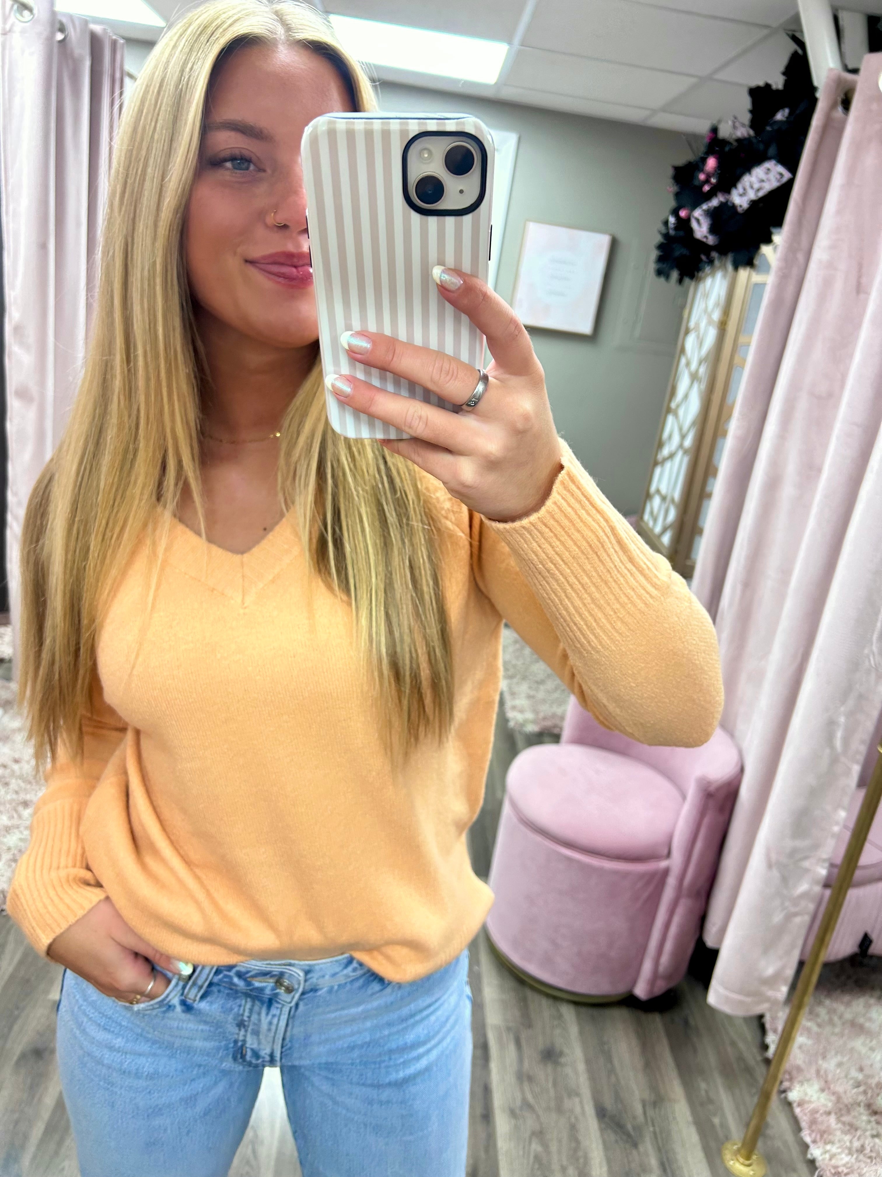 Classic V Neck Sweater