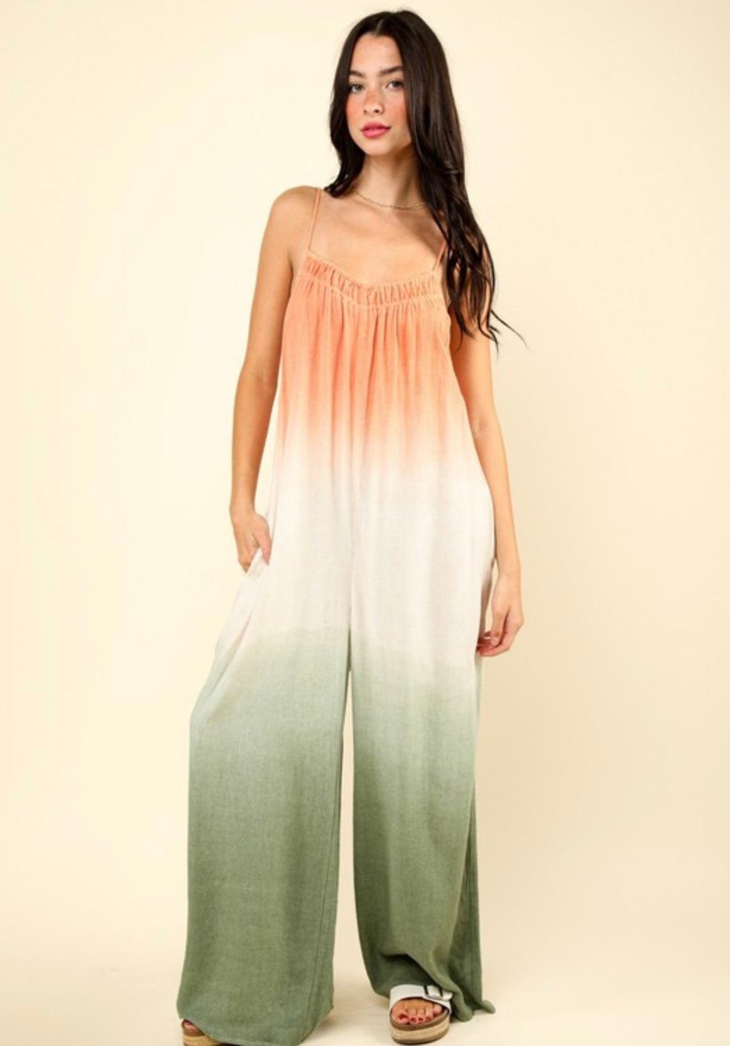 Ombré Wide Leg Jumpsuit