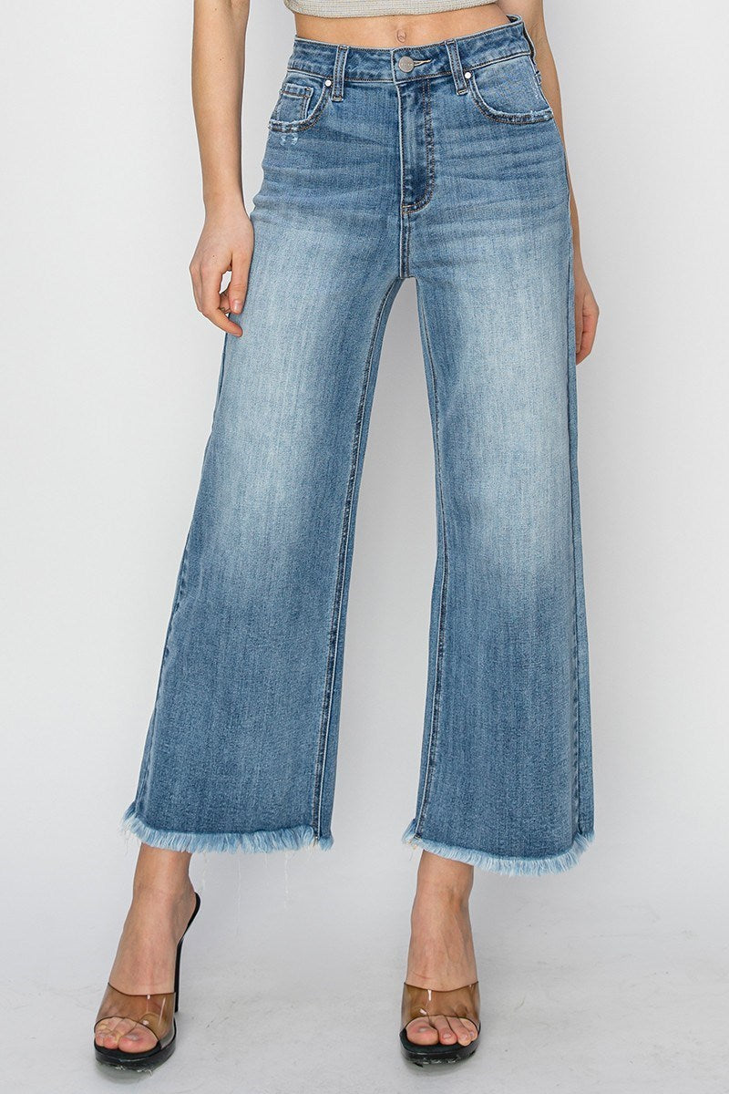 Risen High Rise Wide Leg Jean