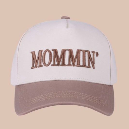 Mommin’ Two Tone Canvas Hat