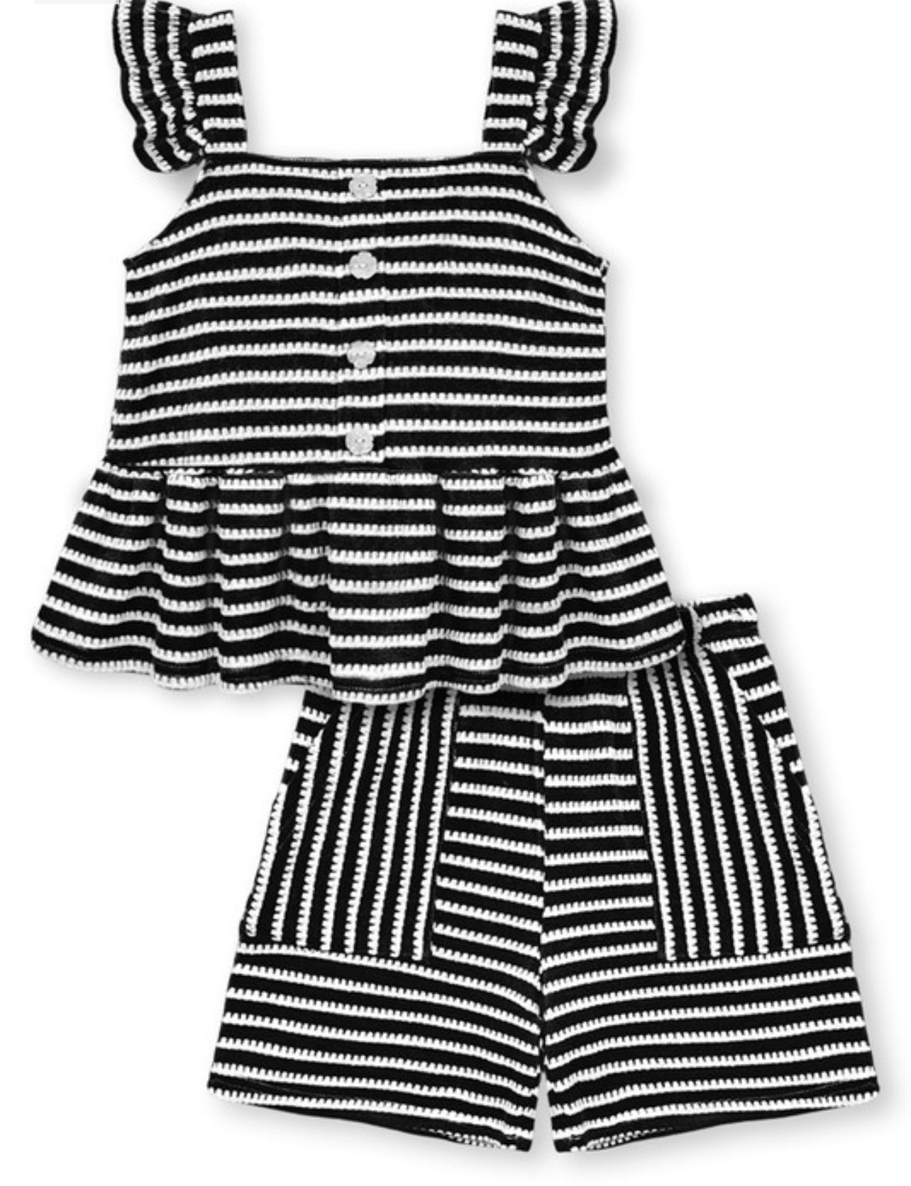 Kids 2 Piece Striped Set