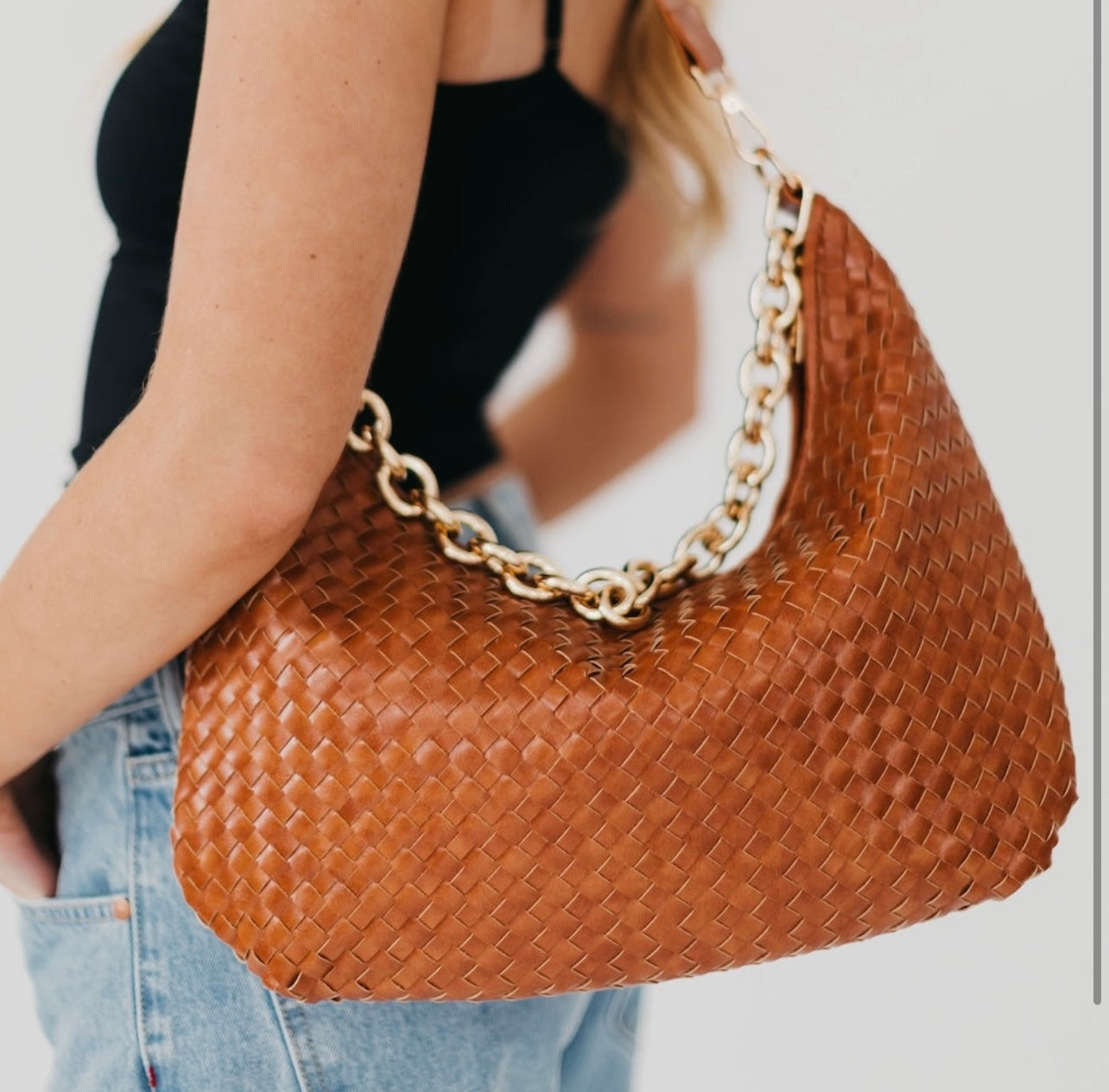 PS Sienna Slouchy Woven Bag