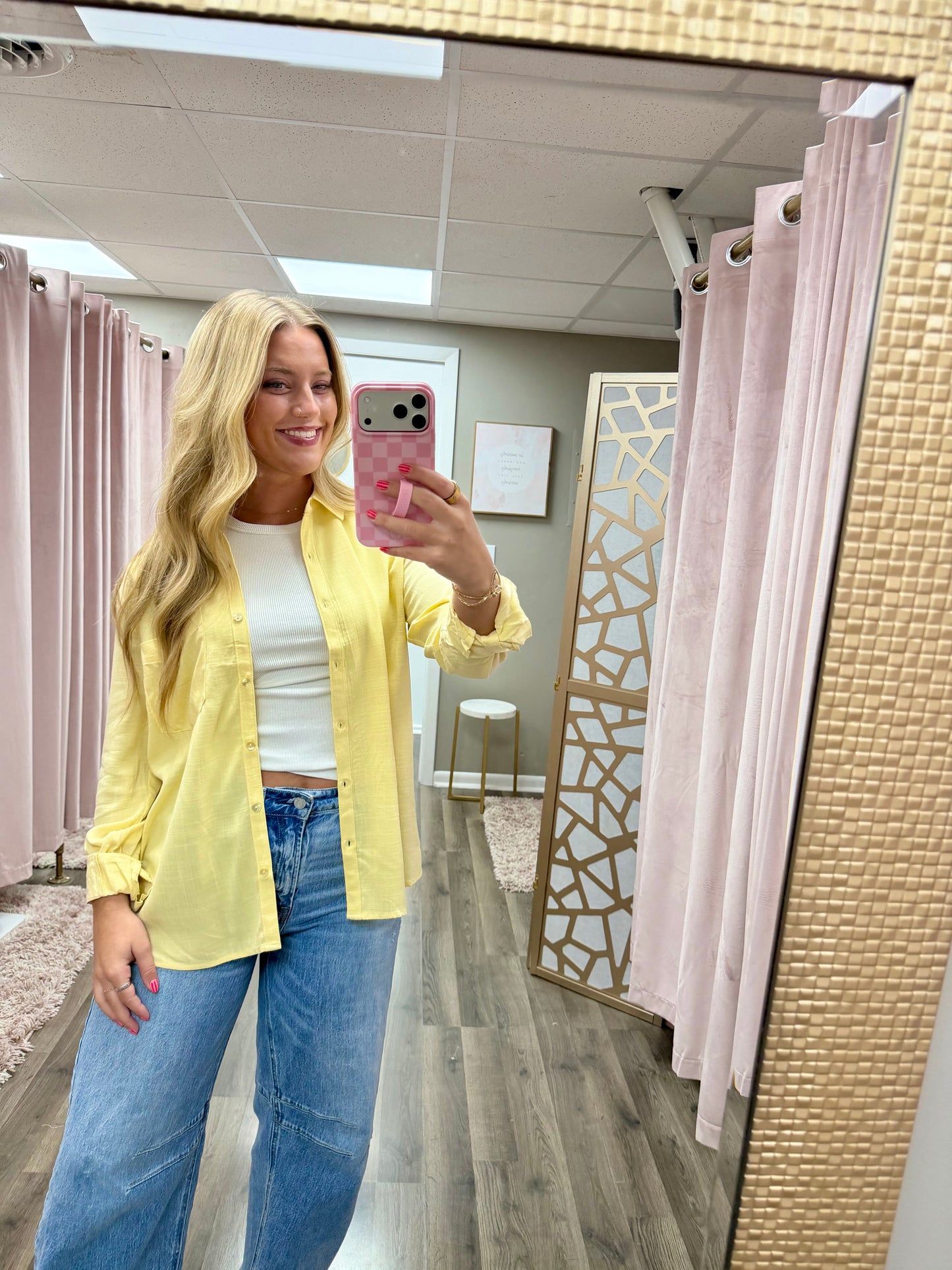 Long Sleeve Lightweight Button Down