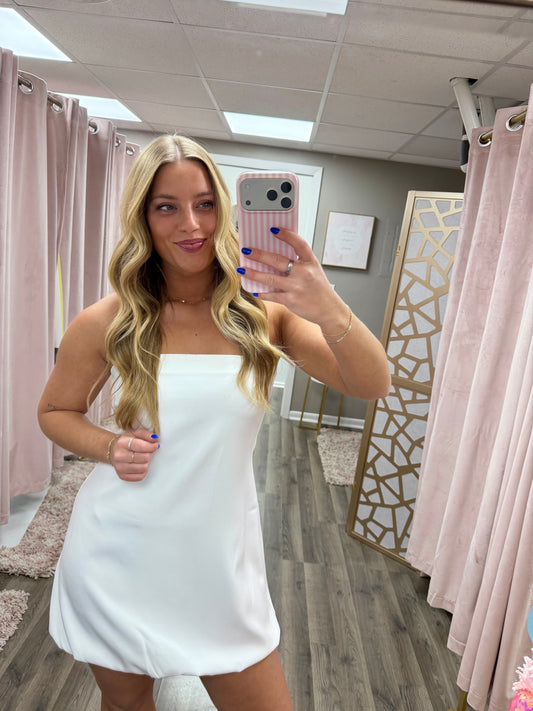Chic Bubble Mini Dress