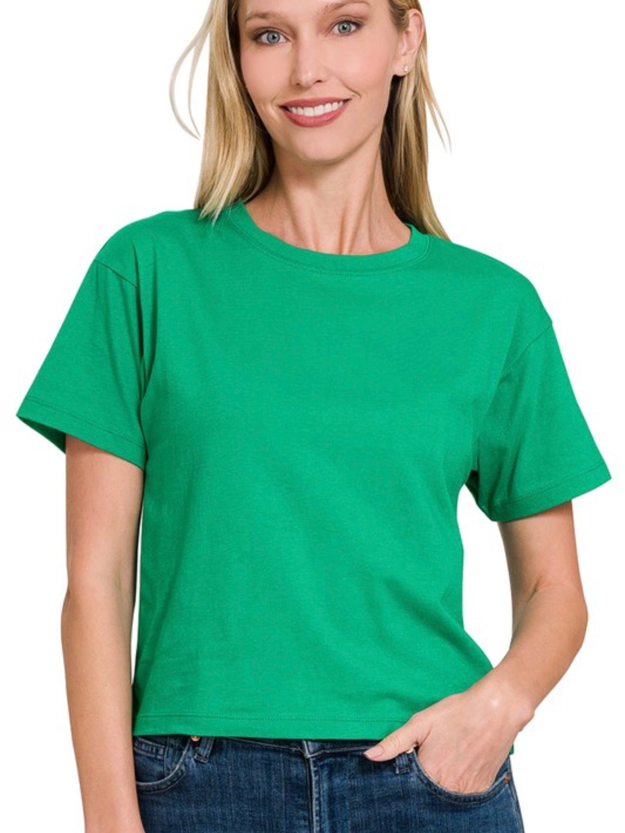 Cotton Crew Short Sleeve Tee