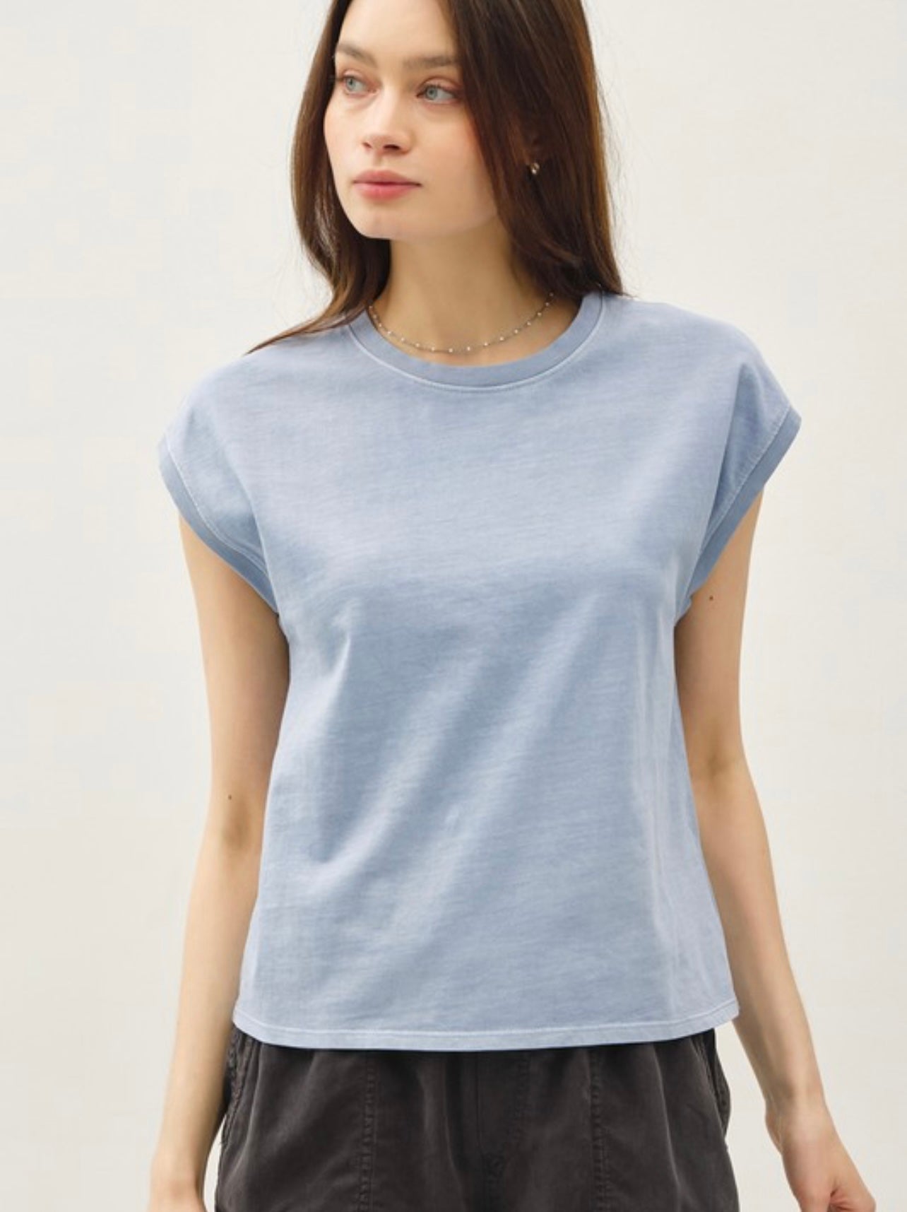 Basic Cap Sleeve Tee