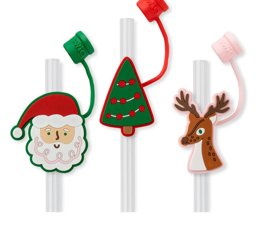 Swig Life Holiday Straw Topper Set