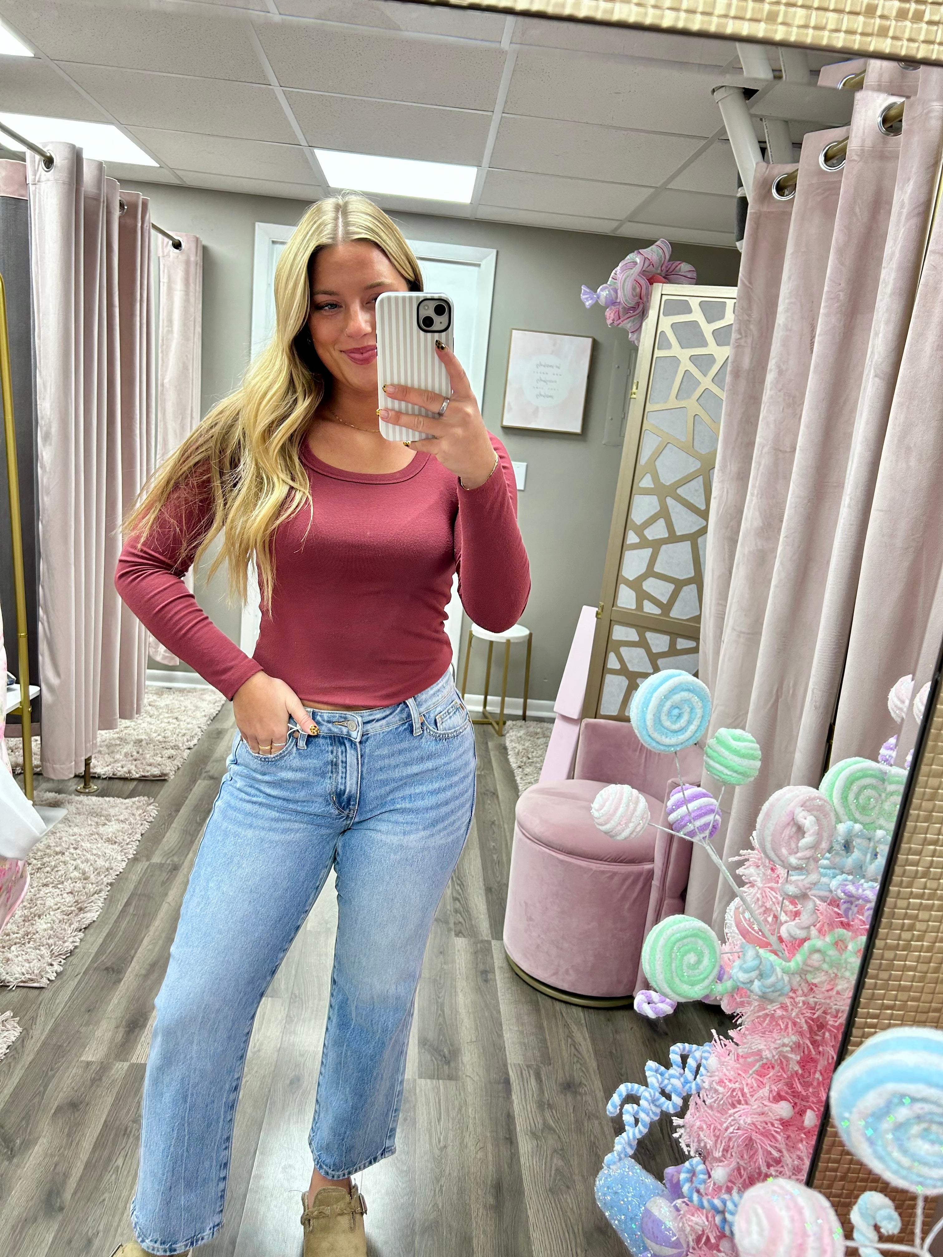 Judy Blue MR Petite Straight Rigid Jean