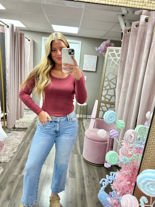 Judy Blue MR Petite Straight Rigid Jean