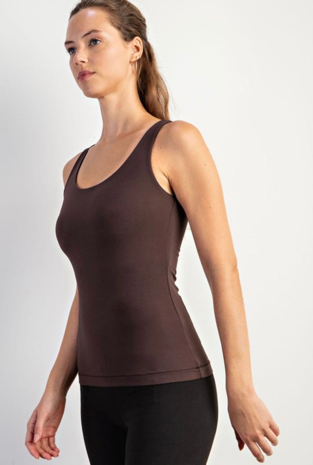 Butter Sleeveless Round Neck Tank