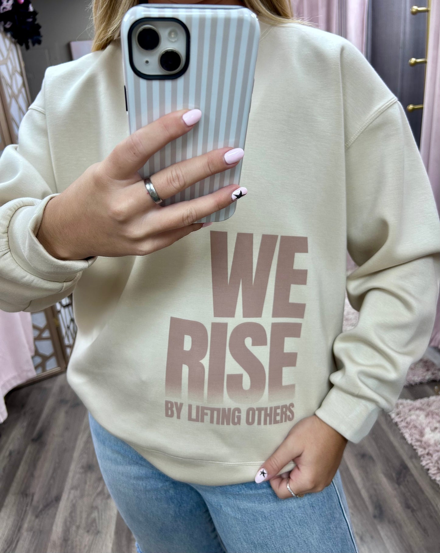 “We Rise” Ultra Comfy Crewneck