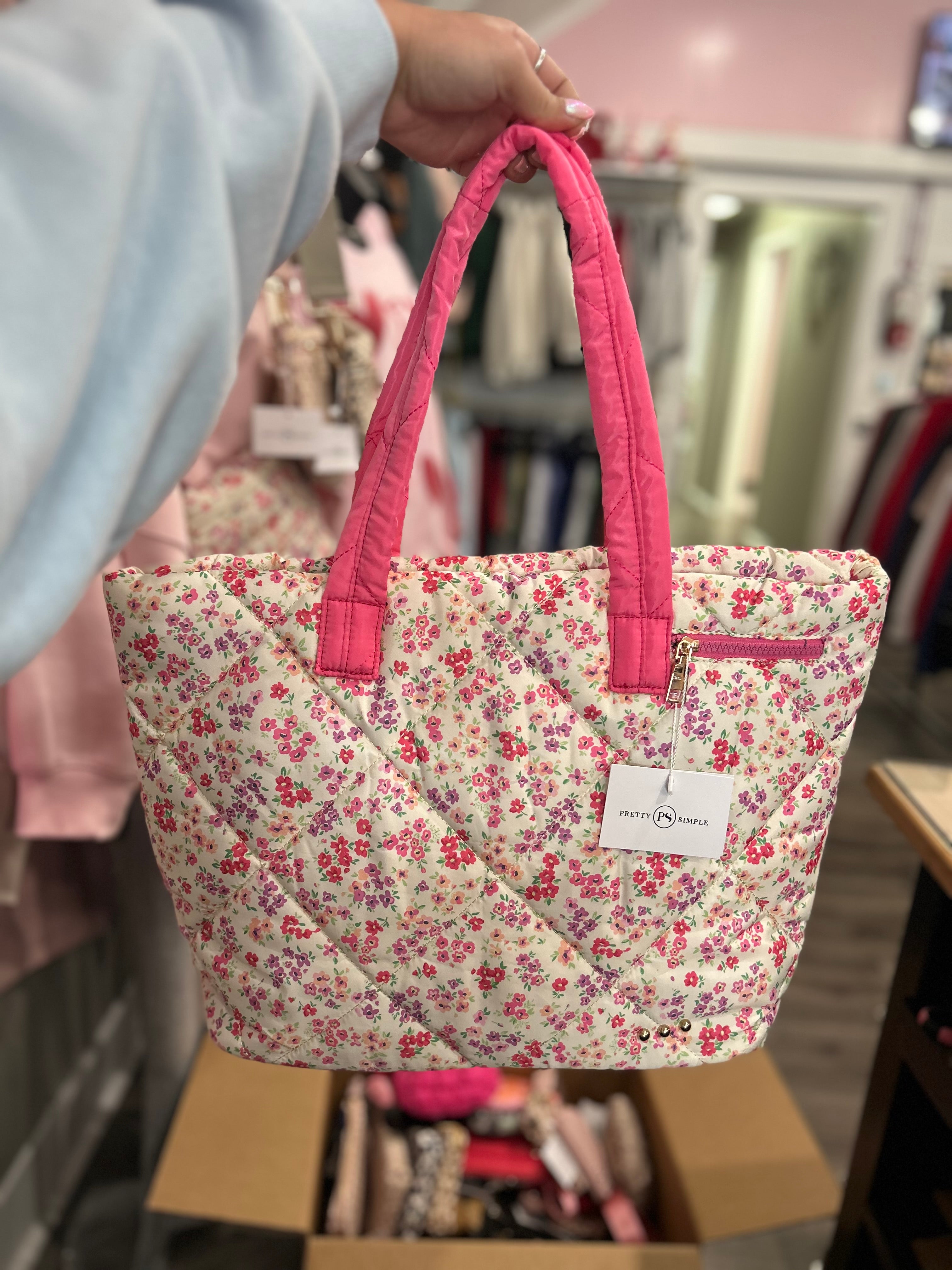 PS Puffer Quilted Tote Bag
