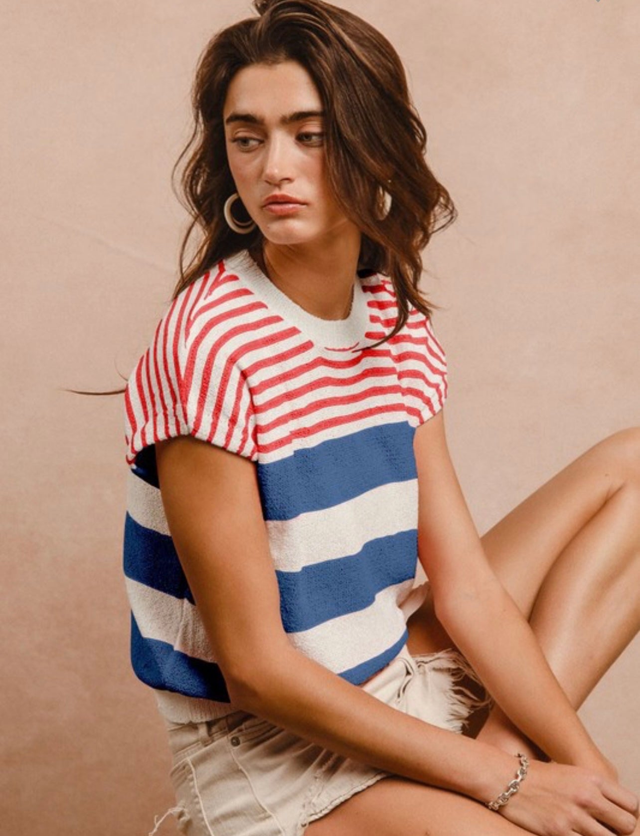 Striped Lightweight Summer Sweater