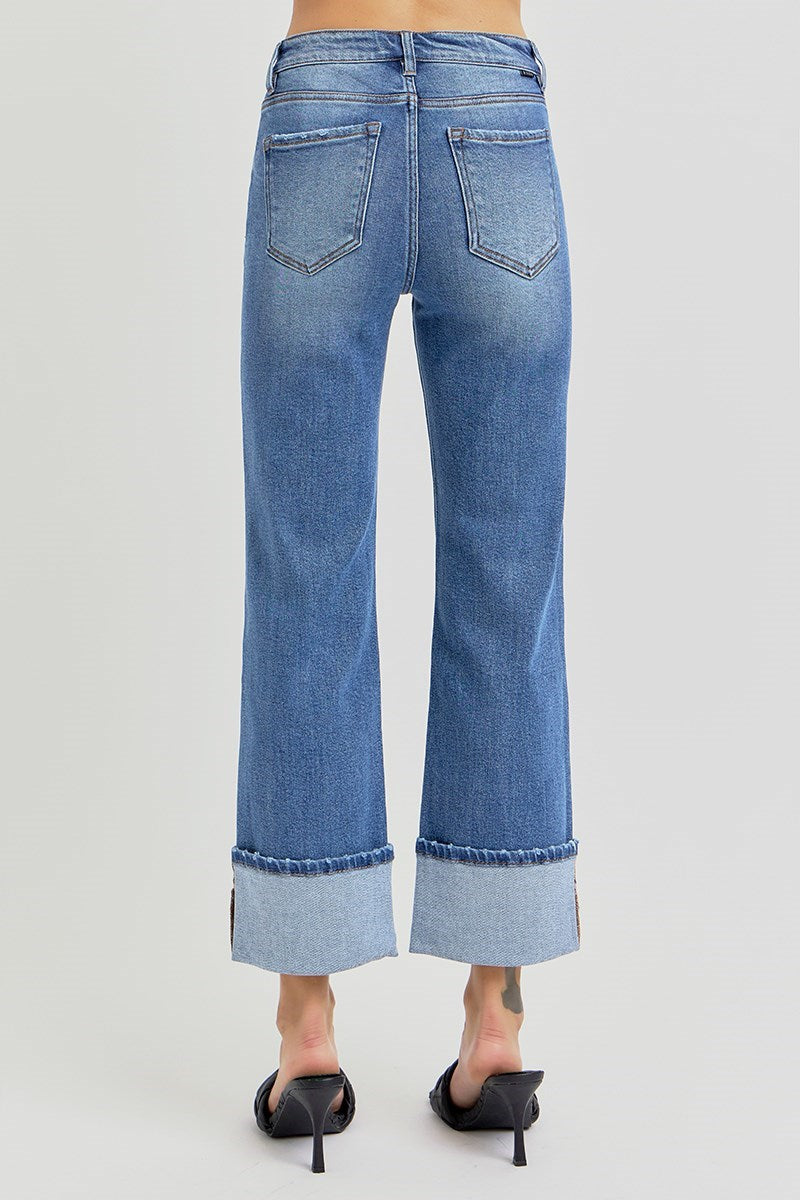 Risen High Rise Front Seam Detail Jean